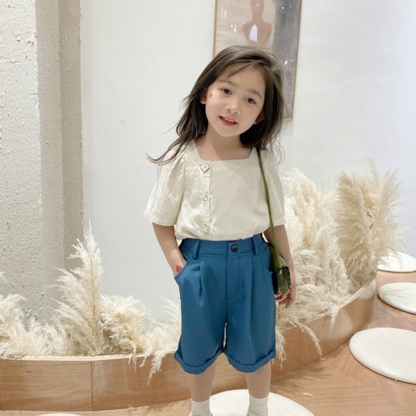 summer arrival girls fashion korean design suit shorts kids clothes baby girl 210528, White
summer arrival girls fashion korean design suit shorts kids clothes baby girl 210528, White