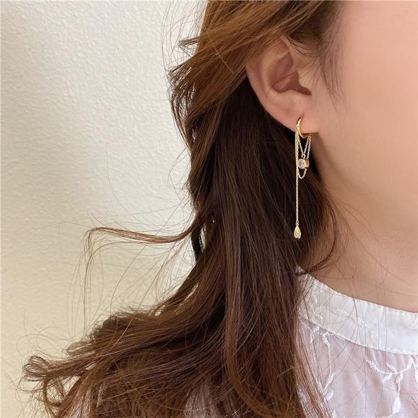 dangle & chandelier korea design fashion jewelry metal chain tassel zircon pendant earrings elegant women's thin, Silver
dangle & chandelier korea design fashion jewelry metal chain tassel zircon pendant earrings elegant women's thin, Silver