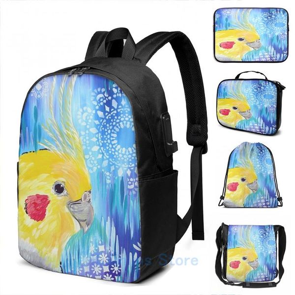 backpack funny graphic print cockatiel face usb charge men school bags women bag travel laptop
backpack funny graphic print cockatiel face usb charge men school bags women bag travel laptop