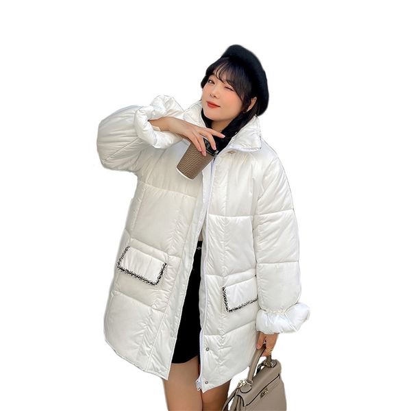 winter cotton coat women fashion plus size thick sweet outerwear trumpet sleeve loose mid-length jacket female lr1359 210531, Black
winter cotton coat women fashion plus size thick sweet outerwear trumpet sleeve loose mid-length jacket female lr1359 210531, Black