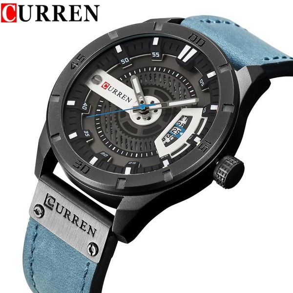 wristwatches relogio masculino curren watch men waterproof calendar sport military male clock 3d dial man wristwatch 8301, Slivery;brown
wristwatches relogio masculino curren watch men waterproof calendar sport military male clock 3d dial man wristwatch 8301, Slivery;brown