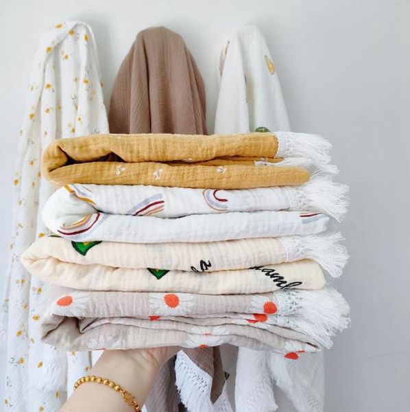 baby blankets printed tassel muslin gauze soft cotton swaddling wrap children bath towels nursery bedding sheet 12 designs optional bt6633
baby blankets printed tassel muslin gauze soft cotton swaddling wrap children bath towels nursery bedding sheet 12 designs optional bt6633