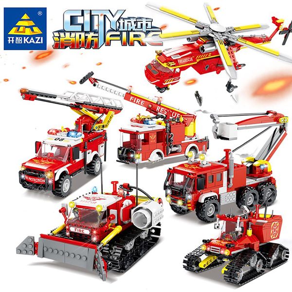 City fire fighting sets police Station Engine Rescue Trucks Car helicopter Rescue vehicle model building blocks bricks Christmas
City fire fighting sets police Station Engine Rescue Trucks Car helicopter Rescue vehicle model building blocks bricks Christmas