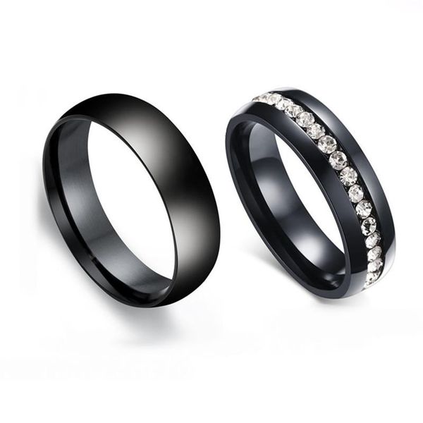 wedding rings 2pcs/pair cz stones black gold engagement 6mm for women men stainless steel couple anniversary ring bijoux, Slivery;golden
wedding rings 2pcs/pair cz stones black gold engagement 6mm for women men stainless steel couple anniversary ring bijoux, Slivery;golden
