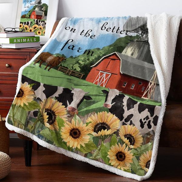 blankets farm barn cows sunflower home lamb cashmere thick bed blanket sofa winter warm sherpa duvet covfer born wraps kids bedspread
blankets farm barn cows sunflower home lamb cashmere thick bed blanket sofa winter warm sherpa duvet covfer born wraps kids bedspread