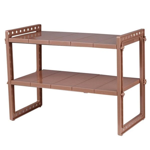 bathroom shelves multi-functional under sink 2-tier expandable shelf storage organizer adjustable stainless steel kitchen rack brown
bathroom shelves multi-functional under sink 2-tier expandable shelf storage organizer adjustable stainless steel kitchen rack brown