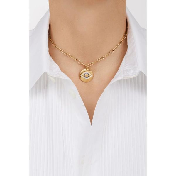 round coin pendant necklace cz paved evil eye lucky turkish fashion women jewelry choker 35+10cm chains, Silver
round coin pendant necklace cz paved evil eye lucky turkish fashion women jewelry choker 35+10cm chains, Silver