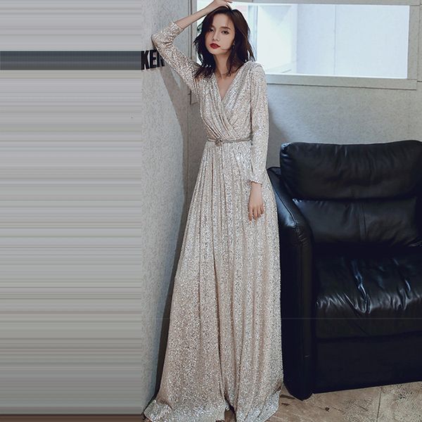 dresses sleeved evening long plus size robe k027 elegant women party es v-neck sequins formal gowns, White;black
dresses sleeved evening long plus size robe k027 elegant women party es v-neck sequins formal gowns, White;black