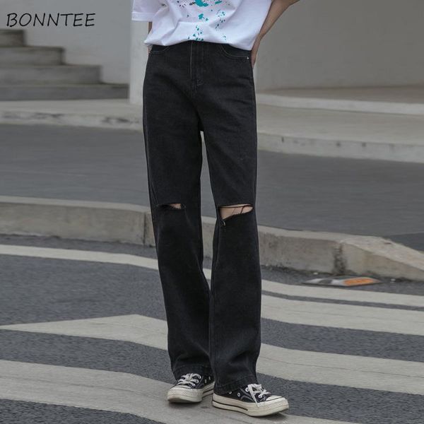 women's jeans black women pockets hole all-match fashion korean summer college empire streetwear vintage trousers clothing mujer casual, Blue
women's jeans black women pockets hole all-match fashion korean summer college empire streetwear vintage trousers clothing mujer casual, Blue