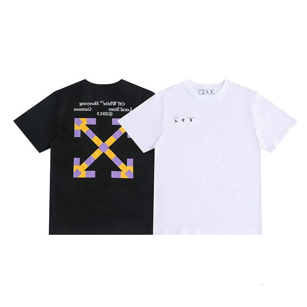 correct version 2021 summer new fashion brand style off shenyang limited check men's and women's short sleeve t-shirt, White;black
correct version 2021 summer new fashion brand style off shenyang limited check men's and women's short sleeve t-shirt, White;black