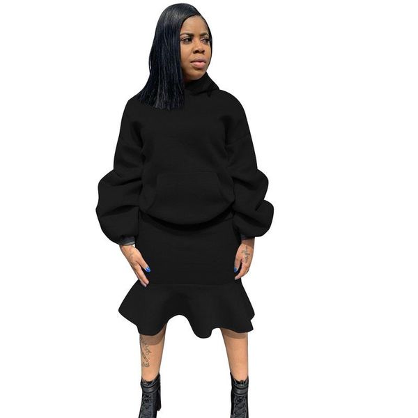 casual dresses european and american women's ruffled space layer dress two-piece suit spring 2021, Black;gray
casual dresses european and american women's ruffled space layer dress two-piece suit spring 2021, Black;gray