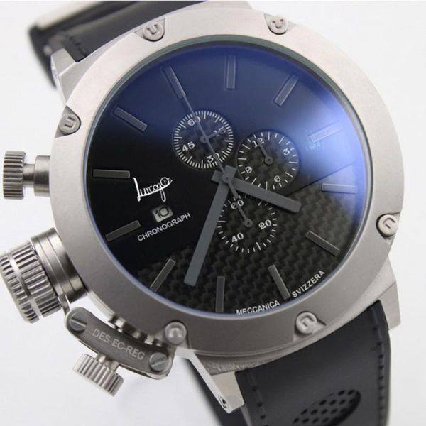 men luxury watch silver case sapphire glass u style automatic self wind movement luminous needles boat + wristwatches, Slivery;brown
men luxury watch silver case sapphire glass u style automatic self wind movement luminous needles boat + wristwatches, Slivery;brown