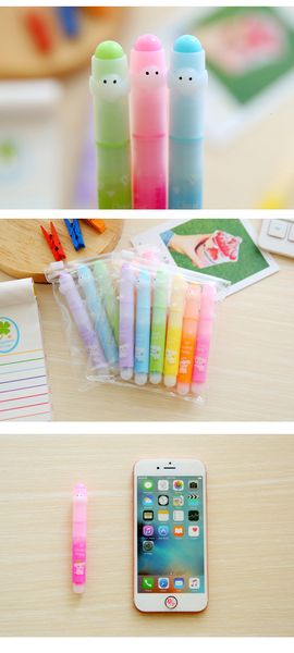 500pcs highlighters 12 pack/lot kawaii dog highlighter cute 6 colors drawing painting art marker pen school suppli stationery gift
500pcs highlighters 12 pack/lot kawaii dog highlighter cute 6 colors drawing painting art marker pen school suppli stationery gift