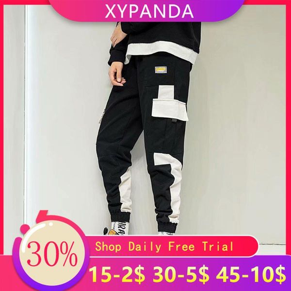 men's pants xypanda tide brand color matching beam foot overalls trend casual trousers loose feet harlan sports, Black
men's pants xypanda tide brand color matching beam foot overalls trend casual trousers loose feet harlan sports, Black