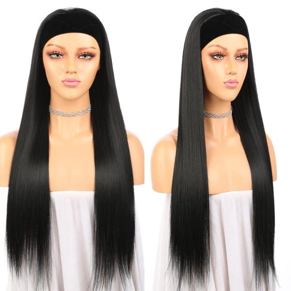 synthetic wigs silky straight heat resistant headband wig natural black cosplay for women
synthetic wigs silky straight heat resistant headband wig natural black cosplay for women
