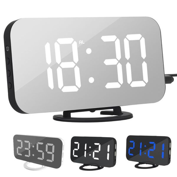desk & table clocks led alarm clock with dual usb charging port for mobile phone mirror snooze function automatic dimming
desk & table clocks led alarm clock with dual usb charging port for mobile phone mirror snooze function automatic dimming