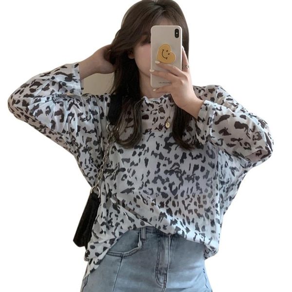 summer lazy wind thin leopard print sunscreen shirt long-sleeved t-shirt women loose air-conditioning women's, White
summer lazy wind thin leopard print sunscreen shirt long-sleeved t-shirt women loose air-conditioning women's, White