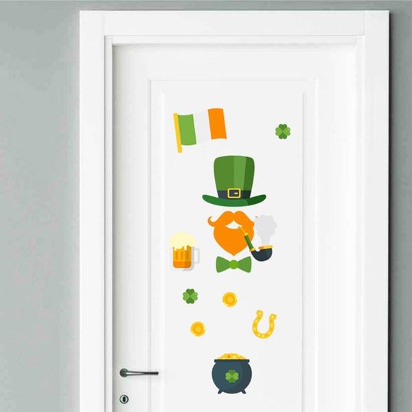wall stickers set of st. patrick's day window irish holiday decoration sticker for kids rooms wallpaper
wall stickers set of st. patrick's day window irish holiday decoration sticker for kids rooms wallpaper