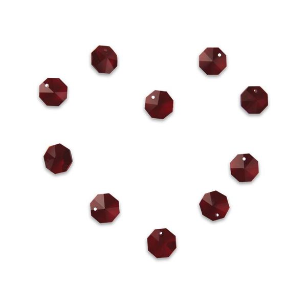 chandelier crystal hbl with 100pcs/lot dark red 14mm octagon beads in one hole 
chandelier crystal hbl with 100pcs/lot dark red 14mm octagon beads in one hole