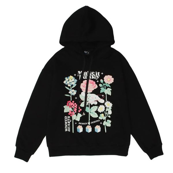 men's hoodies & sweatshirts rose flower print harajuku hip hop fleece cotton sweatshirt streetwear men women autumn fashion pullover ho, Black
men's hoodies & sweatshirts rose flower print harajuku hip hop fleece cotton sweatshirt streetwear men women autumn fashion pullover ho, Black