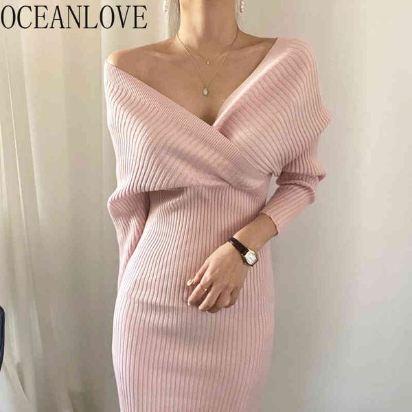 korean chic ladies vestidos solid knitted autumn winter sweater dress women v neck bodycon dresses 18039 210415, Black;gray
korean chic ladies vestidos solid knitted autumn winter sweater dress women v neck bodycon dresses 18039 210415, Black;gray