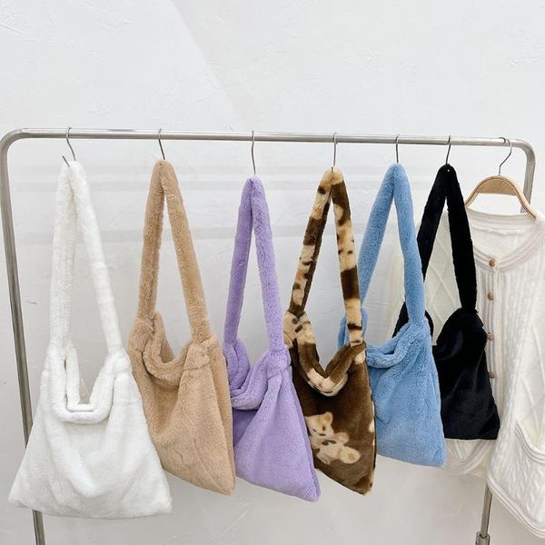evening bags fashion exquisite plush shoulder shopping bag female solid color autumn winter casual large capacity handbags
evening bags fashion exquisite plush shoulder shopping bag female solid color autumn winter casual large capacity handbags