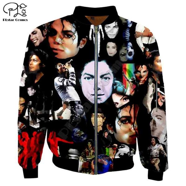 3d stand collar flight jacket digital print mike autumn winter baseball jacket, Black
3d stand collar flight jacket digital print mike autumn winter baseball jacket, Black
