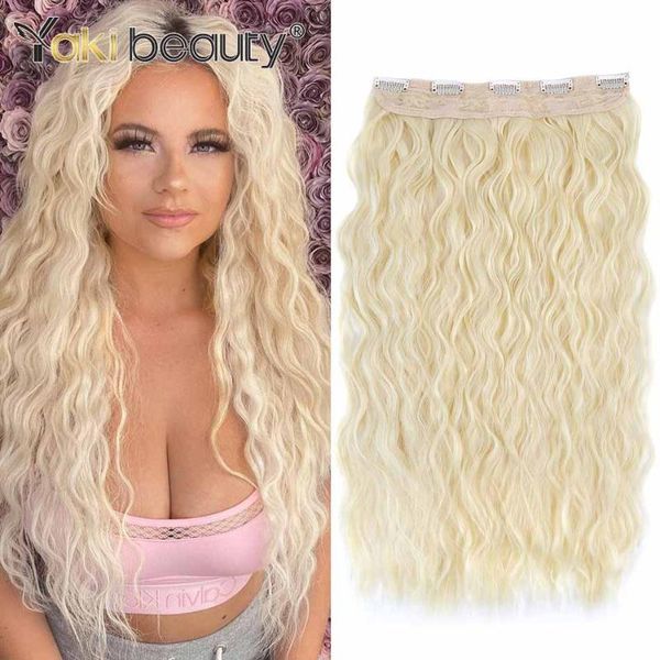 synthetic wigs corn wave 5 clips in one piece hair natural for white women invisible fluffy by yaki beauty, Black
synthetic wigs corn wave 5 clips in one piece hair natural for white women invisible fluffy by yaki beauty, Black