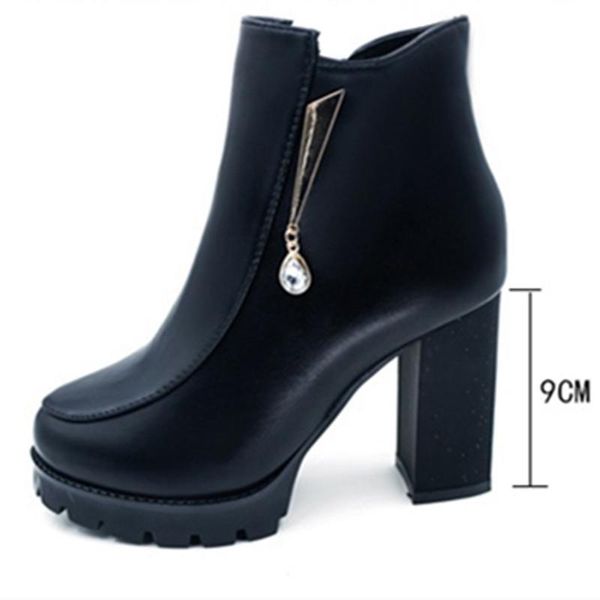 boots shoes women winter footwear round toe luxury designer leather booties low heels mid-calf high heel 7lx6, Black
boots shoes women winter footwear round toe luxury designer leather booties low heels mid-calf high heel 7lx6, Black