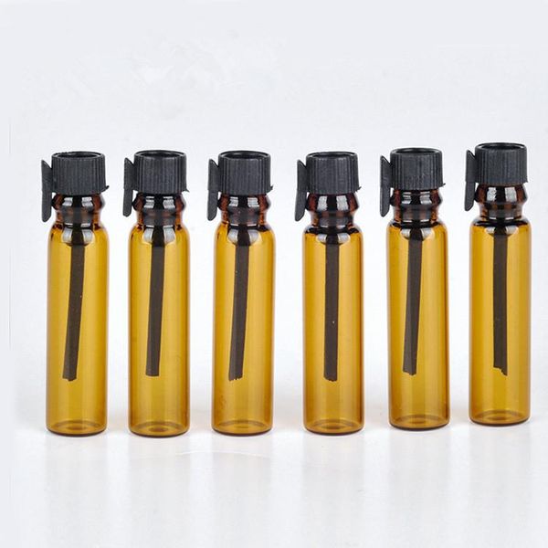 100pcs/lot 1ml 2ml amber glass perfume bottle refillable mini sample essential oil vials cosmetic container storage bottles & jars
100pcs/lot 1ml 2ml amber glass perfume bottle refillable mini sample essential oil vials cosmetic container storage bottles & jars