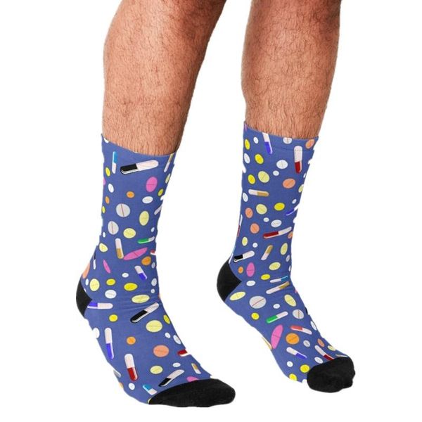 men's socks funny different pills isolated pattern printed hip hop men happy cute boys street style crazy for, Black
men's socks funny different pills isolated pattern printed hip hop men happy cute boys street style crazy for, Black