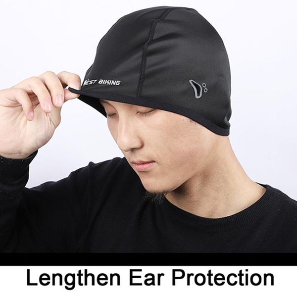 cycling caps winter windproof bike hats fleece thermal helmet liner men women outdoor running skiing bicycle & masks, Black
cycling caps winter windproof bike hats fleece thermal helmet liner men women outdoor running skiing bicycle & masks, Black