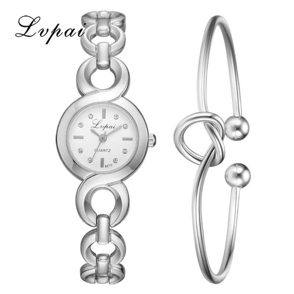 wristwatches lvpai buckle link strap simple point drill dial watch heart shaped knot bracelet, Slivery;brown
wristwatches lvpai buckle link strap simple point drill dial watch heart shaped knot bracelet, Slivery;brown
