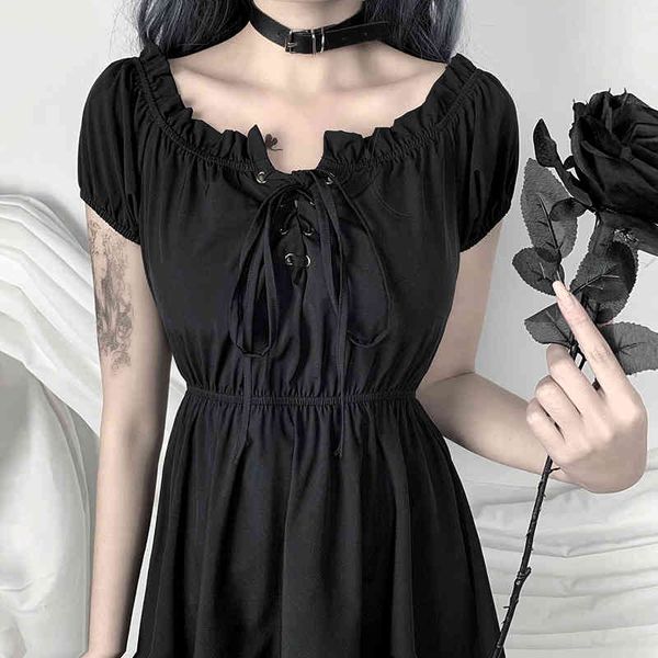 2021insgoth off shoulder black dresses gothic harajuku high waist dress summer mini a-line solid black casual dresses, Black;gray
2021insgoth off shoulder black dresses gothic harajuku high waist dress summer mini a-line solid black casual dresses, Black;gray