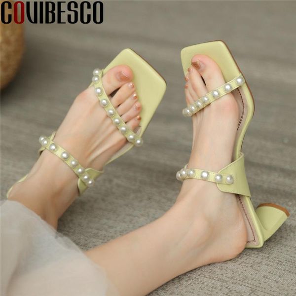 dress shoes covibesco pearl slippers women sandals fashion concise pumps genuine leather high heels casual party woman summer, Black
dress shoes covibesco pearl slippers women sandals fashion concise pumps genuine leather high heels casual party woman summer, Black