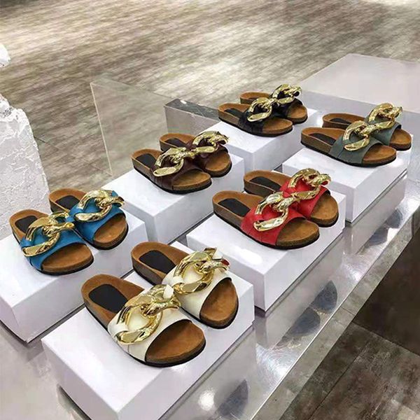 2021 baotou slippers leather metal chain wear-resistant flat sandals women casual size 35-41woman sandal jelly shoe, Black
2021 baotou slippers leather metal chain wear-resistant flat sandals women casual size 35-41woman sandal jelly shoe, Black