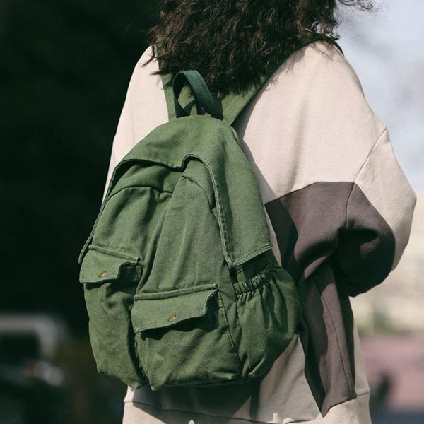 backpack canvas casual solid color for women multi-pocket zipper student school bag fashion unisex
backpack canvas casual solid color for women multi-pocket zipper student school bag fashion unisex