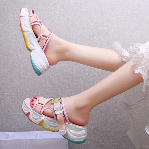 slippers summer women chunky rainbow platform shoes beach ladies thick sole slipper wedges slides flip flops 8171c, Black
slippers summer women chunky rainbow platform shoes beach ladies thick sole slipper wedges slides flip flops 8171c, Black