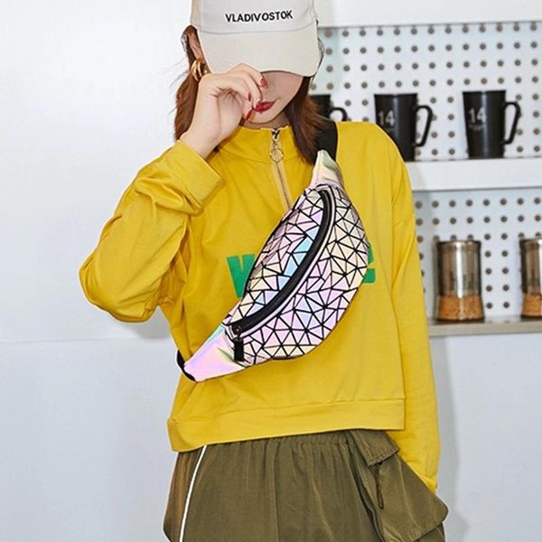 fashion luminous waist bags women fanny packs belt bag chest handbag geometry mobile phone
fashion luminous waist bags women fanny packs belt bag chest handbag geometry mobile phone