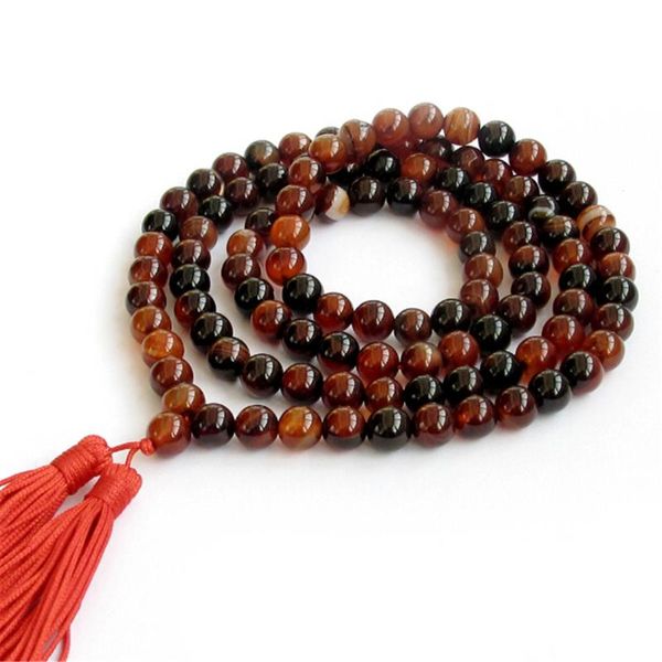beaded, strands natural 8mm black red onyx dreamy 108 beads prayer bracelet or necklace tassel sweater chain female jewelry wholesale
beaded, strands natural 8mm black red onyx dreamy 108 beads prayer bracelet or necklace tassel sweater chain female jewelry wholesale