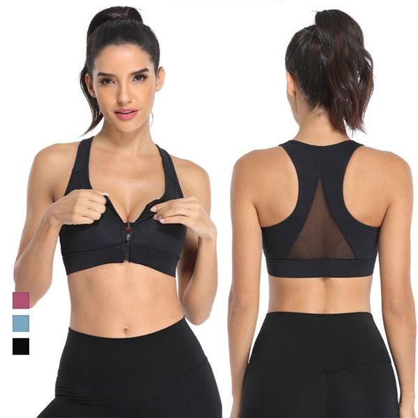 yoga outfit mesh back front zip up sports bra shockproof push bras breathable woman padded sport crop sportswear
yoga outfit mesh back front zip up sports bra shockproof push bras breathable woman padded sport crop sportswear