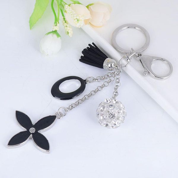 keychains creative simple four-leaf clover women key chain car ring female bag charm pendant fashion tassels keyrings gifts, Silver
keychains creative simple four-leaf clover women key chain car ring female bag charm pendant fashion tassels keyrings gifts, Silver