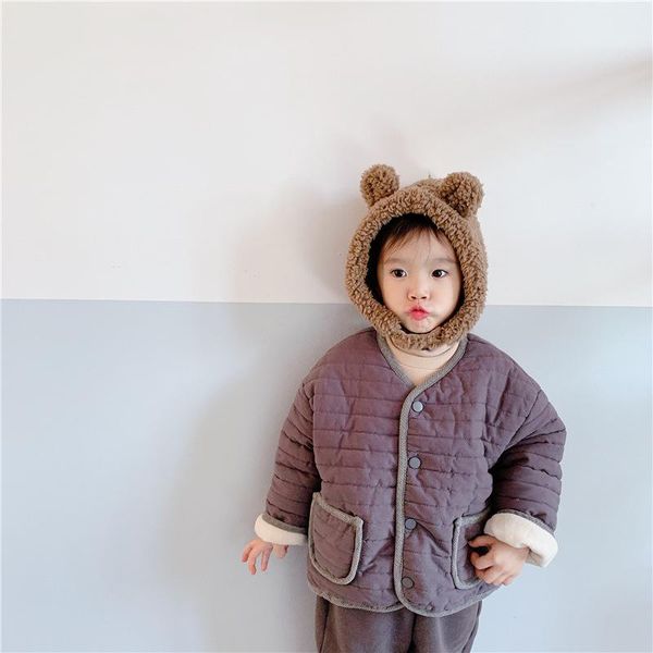jackets girls baby's kids coat jacket outwear 2021 blue grey thicken velvet winter autumn cotton cardigan children's clothing, Blue;gray
jackets girls baby's kids coat jacket outwear 2021 blue grey thicken velvet winter autumn cotton cardigan children's clothing, Blue;gray