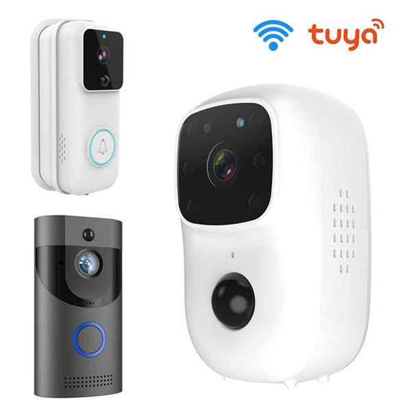 doorbells tuya app wireless wifi video doorbell 2mp cameras pir night vision recording security door bell monitor support intercom
doorbells tuya app wireless wifi video doorbell 2mp cameras pir night vision recording security door bell monitor support intercom