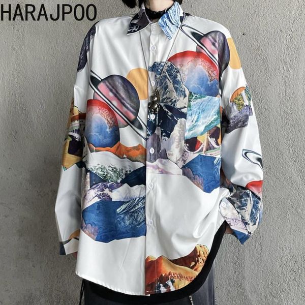 women's blouses & shirts harajpoo women spring autumn irregular retro loose lazy wind flavor planet doodle y2k korean fashion tide, White
women's blouses & shirts harajpoo women spring autumn irregular retro loose lazy wind flavor planet doodle y2k korean fashion tide, White