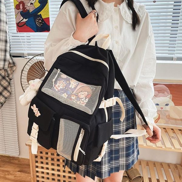 backpack nylon women fashion waterproof rucksack for teen girls school bag cute student bookbag travel
backpack nylon women fashion waterproof rucksack for teen girls school bag cute student bookbag travel