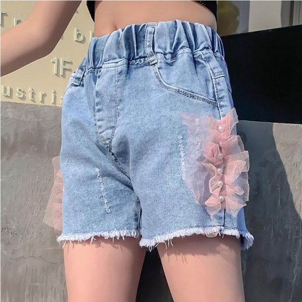 shorts teenage girls denim summer mesh beading jean short pants kids beach clothes children's for baby mini trouser, Black
shorts teenage girls denim summer mesh beading jean short pants kids beach clothes children's for baby mini trouser, Black