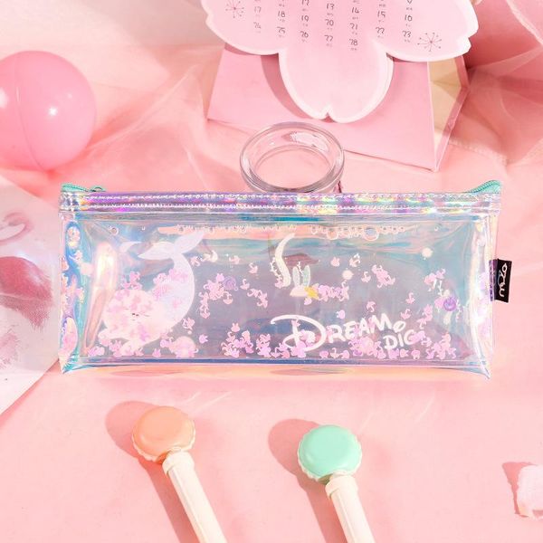 pencil cases glitter laser pu bags cute cartoon kawaii case box student stationery supplies school sets creative pen bag pouch
pencil cases glitter laser pu bags cute cartoon kawaii case box student stationery supplies school sets creative pen bag pouch