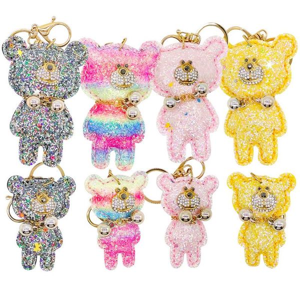 keychains strass rhinestone bear animal keychain leather strap car key chain bag pendant llaveros para mujer, Silver
keychains strass rhinestone bear animal keychain leather strap car key chain bag pendant llaveros para mujer, Silver