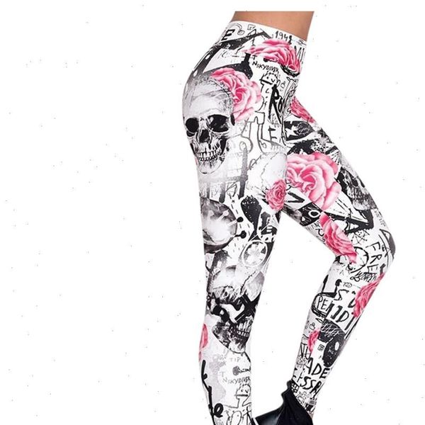 fashion women leggings sport womens legging fitness elastic work out clothes whtie skull printed high waist skinny pencil, Black
fashion women leggings sport womens legging fitness elastic work out clothes whtie skull printed high waist skinny pencil, Black
